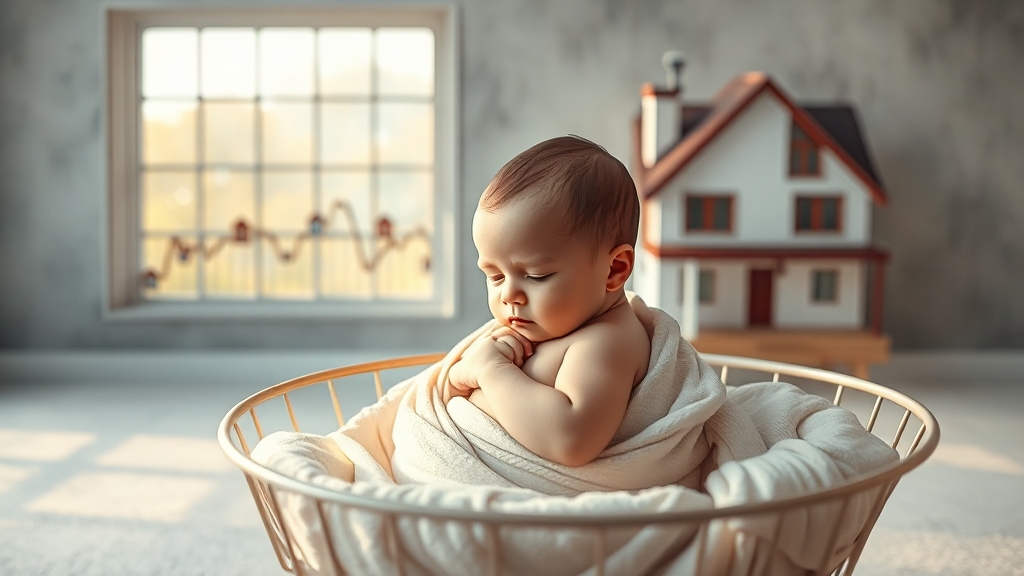 부동산 시장 영향 (realistic 스타일)