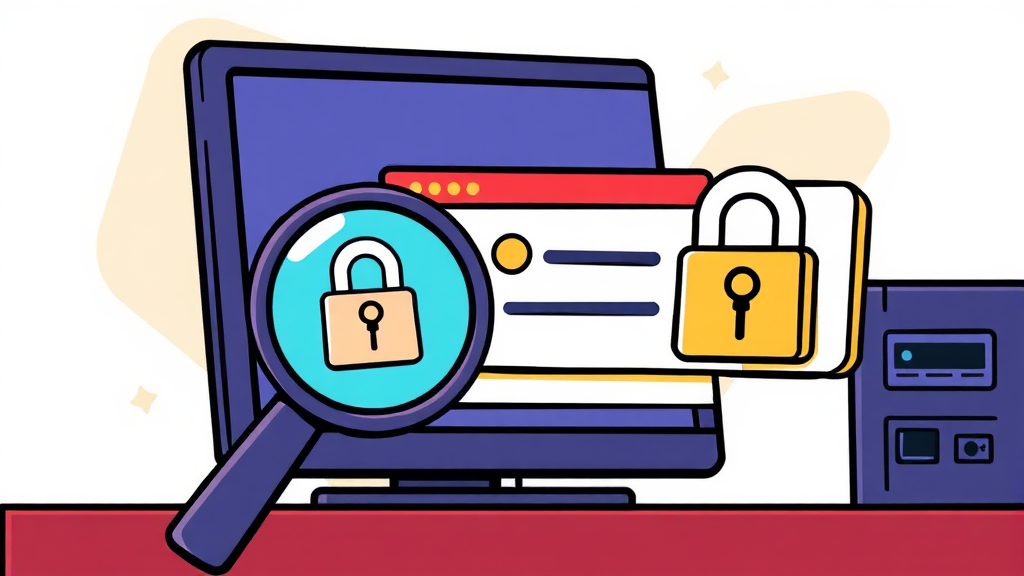 개인정보 유출 확인 및 대응 (cartoon 스타일)