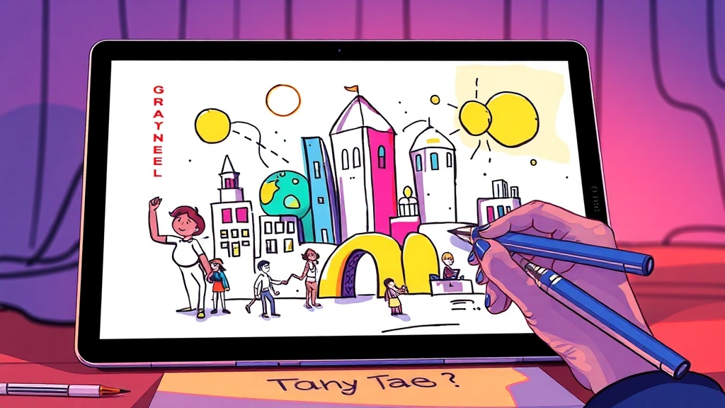 S펜 활용 팁: 필기부터 드로잉까지 (cartoon 스타일)