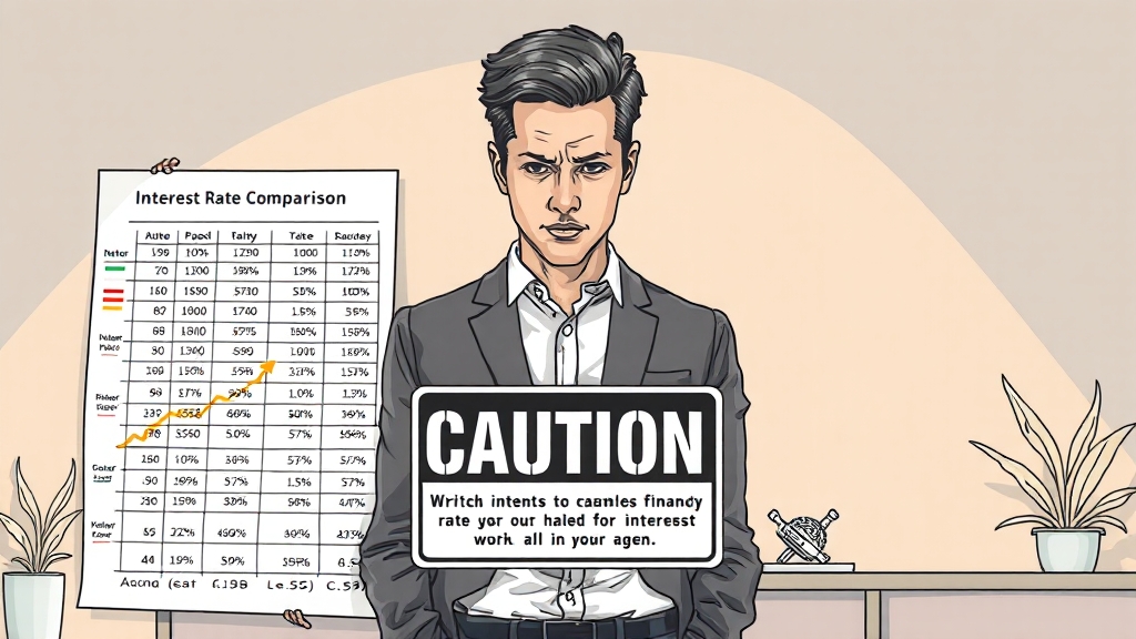 이자율 비교, 현명한 선택의 지름길! (illustration 스타일)