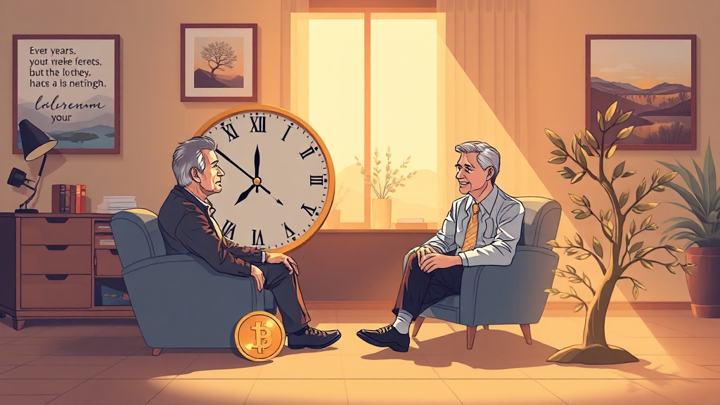 반환 vs 연금, 뭐가 좋을까? (illustration 스타일)