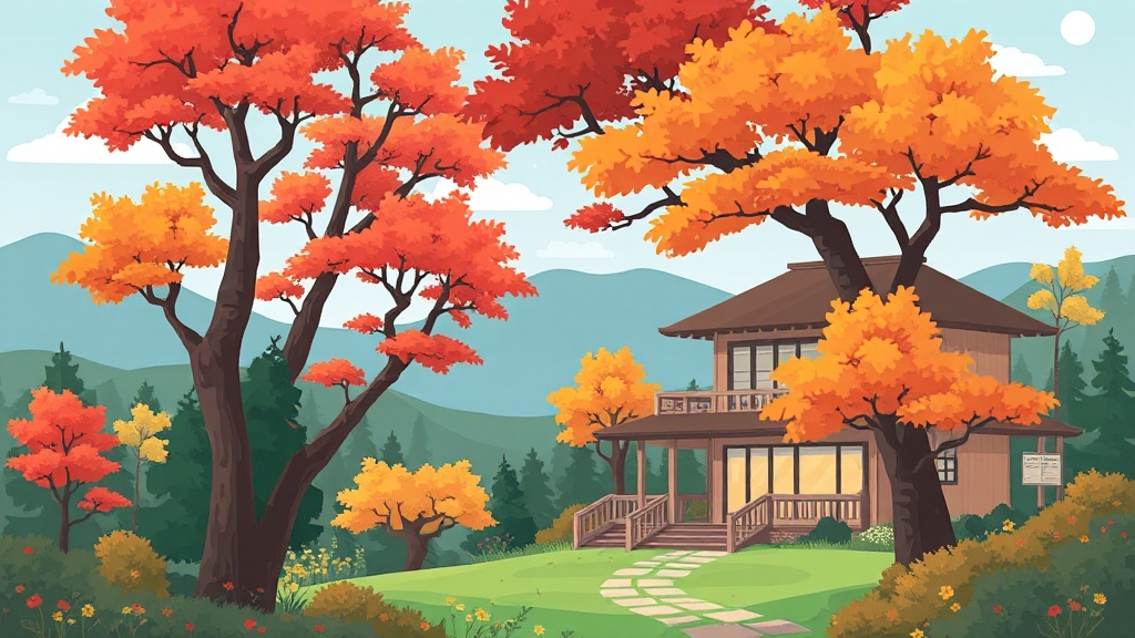 숙소 사전 예약 및 할인 (cartoon 스타일)