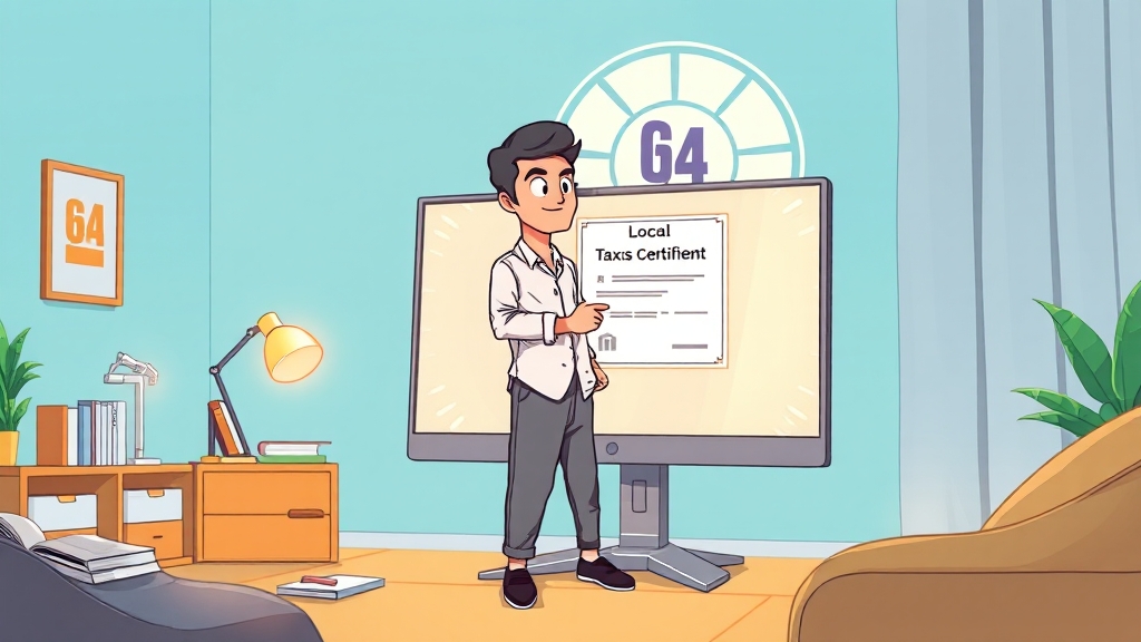 온라인 발급 (정부24) (cartoon 스타일)