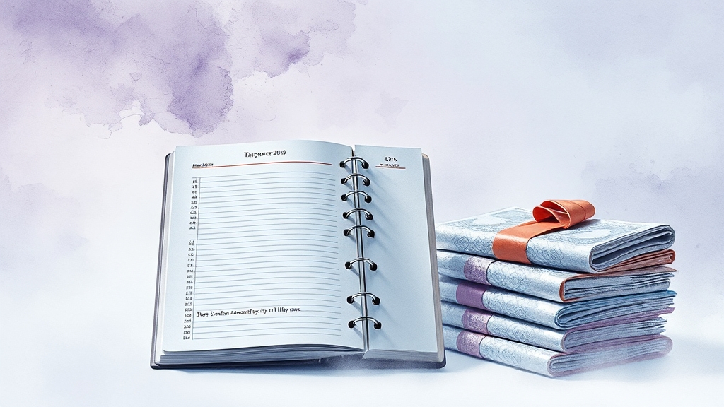 기장세액공제, 놓치면 손해! (watercolor 스타일)