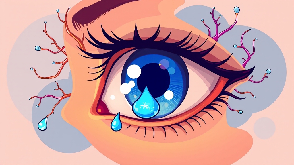 안구건조증과 눈시림, 무슨 관계? (cartoon 스타일)