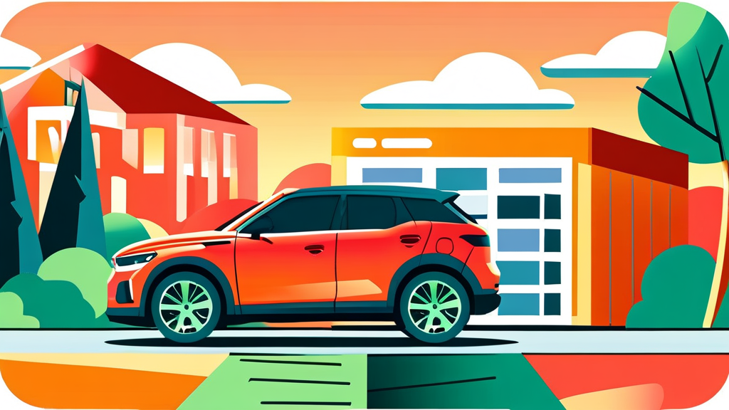 자동차 담보대출, 현명하게 활용하는 방법과 주의사항 (cartoon 스타일)