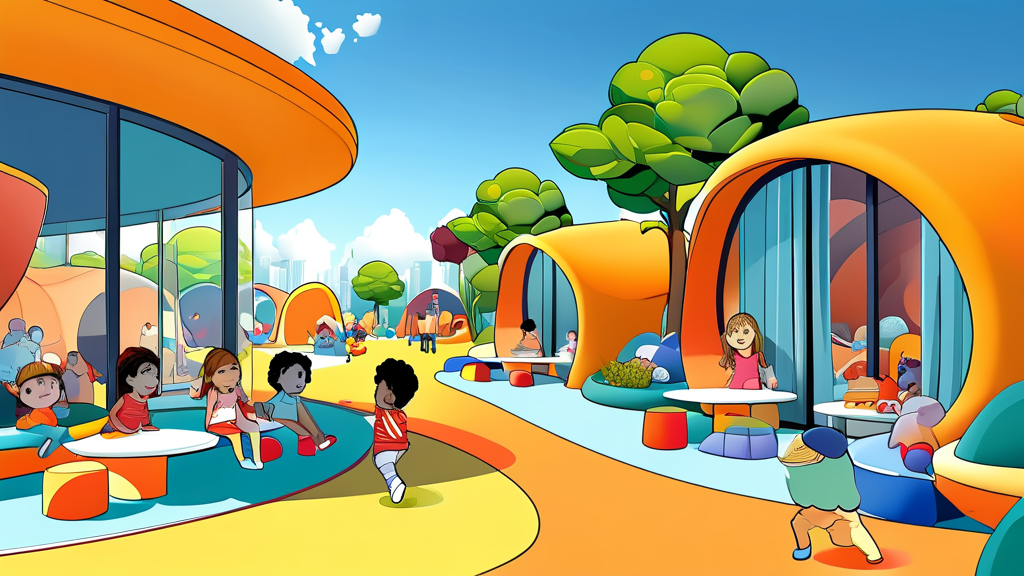 누구를 위한 공간인가요? (이용 대상 및 연령 기준) (cartoon 스타일)