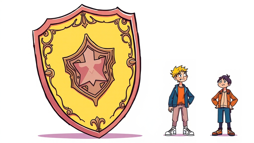 이용 시 주의사항 (cartoon 스타일)