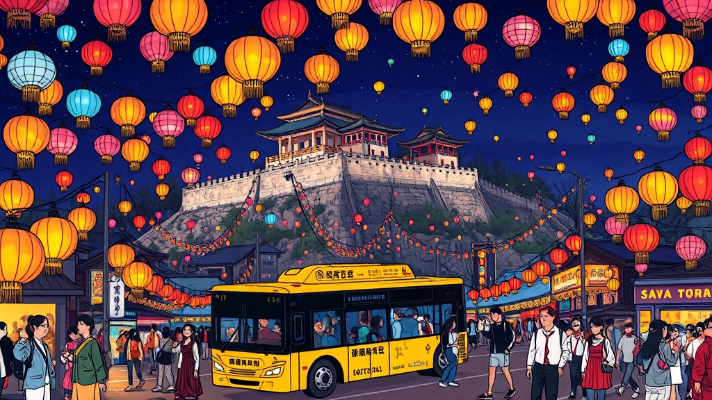 편리한 관람 정보 (cartoon 스타일)