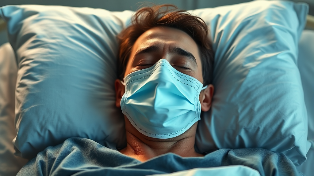 A형 독감 증상 및 초기 대응 (realistic 스타일)