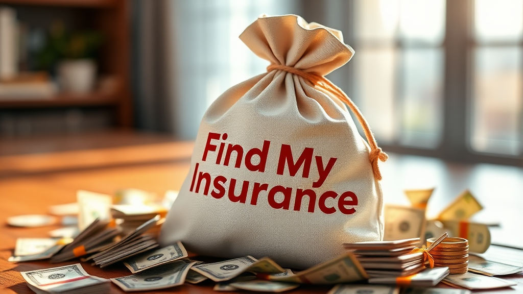 숨은 보험금, 지금 바로 찾아보세요! (realistic 스타일)