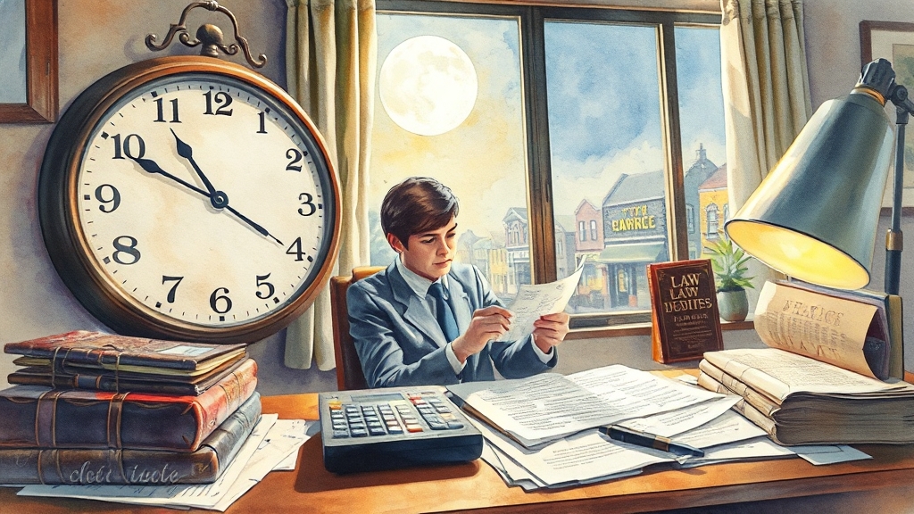 야근수당 및 연장근로 (watercolor 스타일)