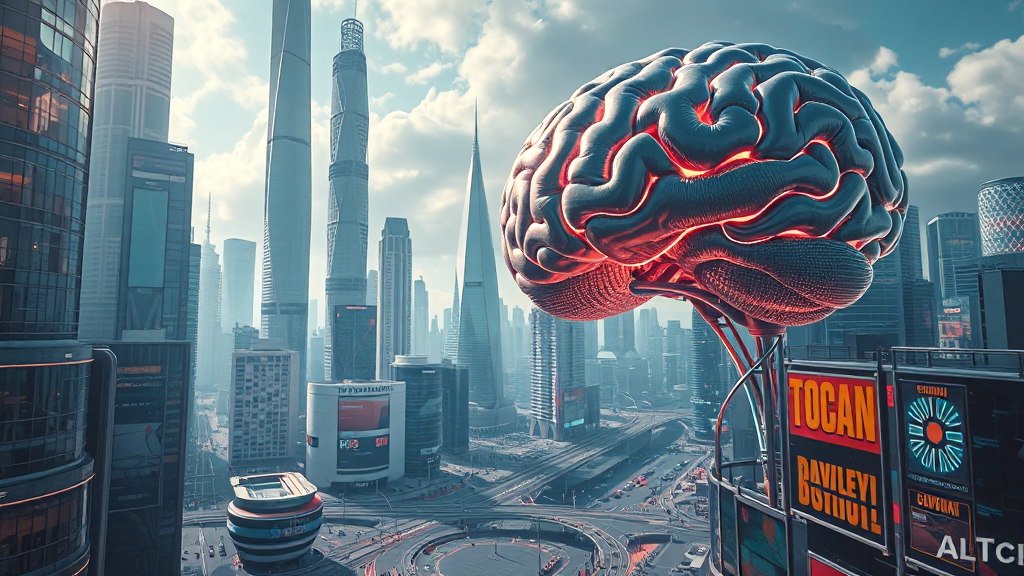 제미나이 3: 차세대 AI 모델 (realistic 스타일)