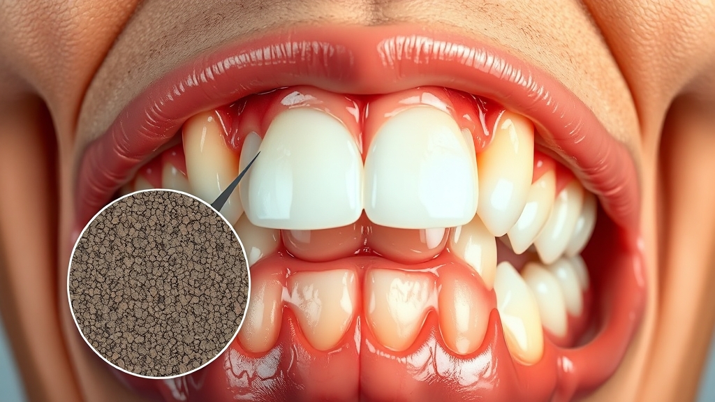 치주질환과 잇몸 퇴축의 깊은 관계 (realistic 스타일)