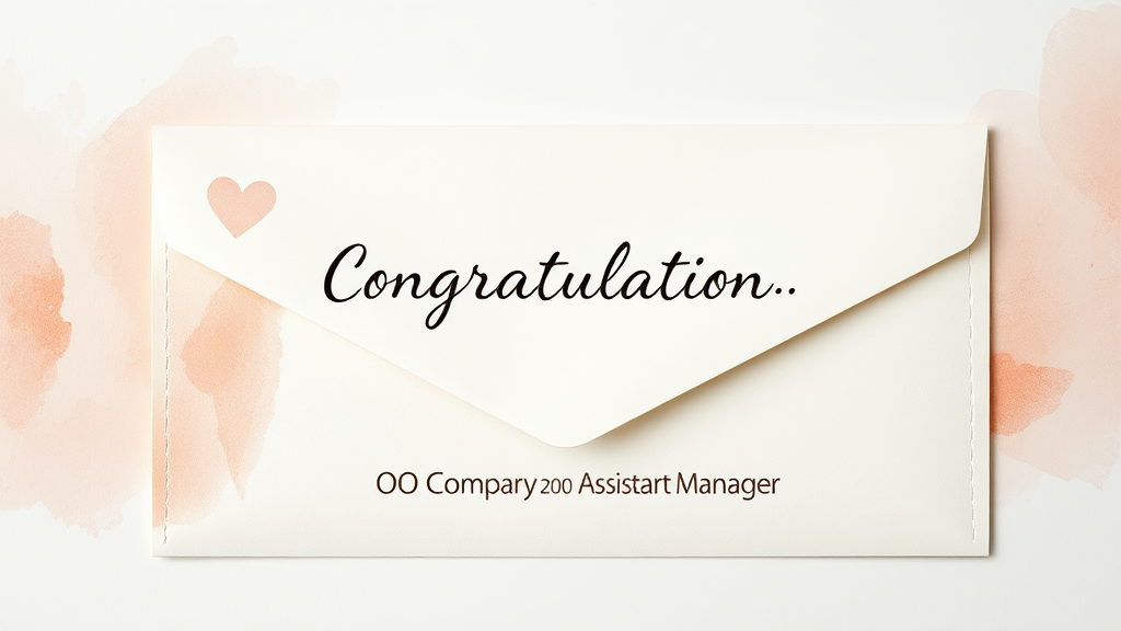 봉투 뒷면 소속 표기의 중요성 (watercolor 스타일)