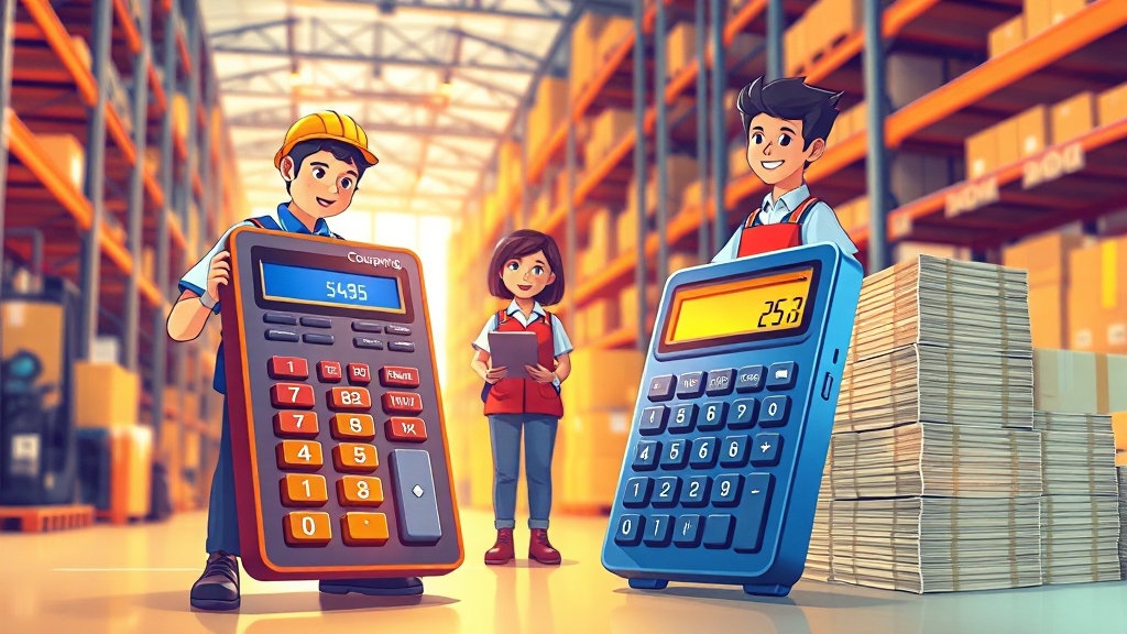 급여 계산, 복잡하다면? (illustration 스타일)