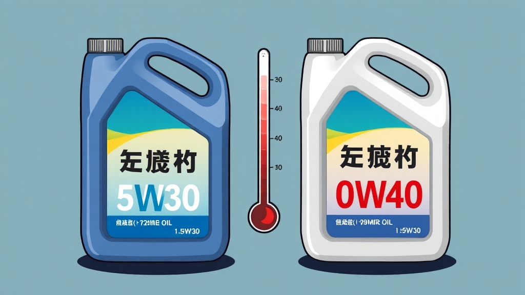 엔진오일 점도, 어떻게 선택해야 할까요? (cartoon 스타일)