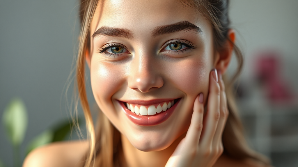 화장품 선택 및 관리 루틴 (realistic 스타일)