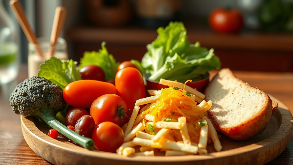 혈당 스파이크 예방을 위한 식단 관리법 (realistic 스타일)