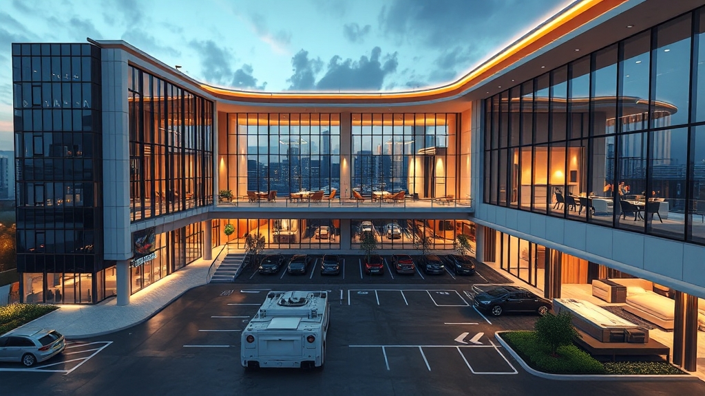 단지 정보: 개요 및 특화 설계 (realistic 스타일)