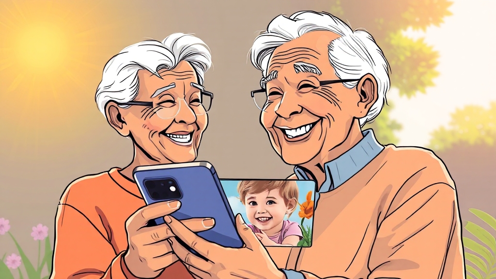 A36 5G, 효도폰으로 괜찮을까? (illustration 스타일)