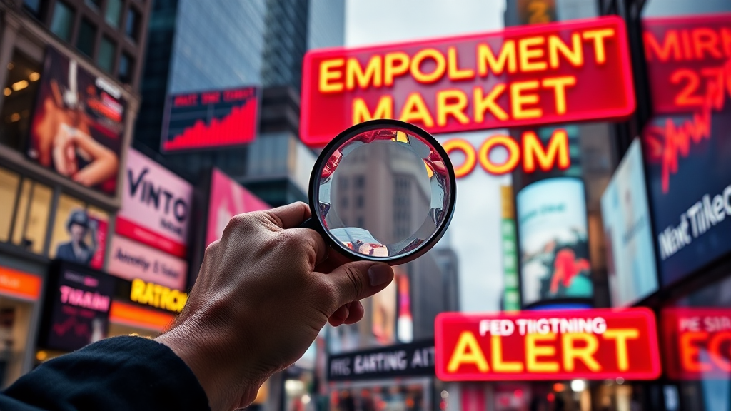 최근 고용 지표 결과 분석 (realistic 스타일)