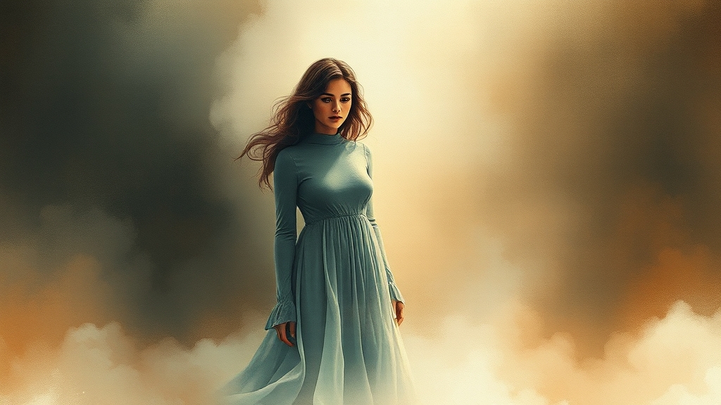 드라마 속 상징과 해석 (watercolor 스타일)