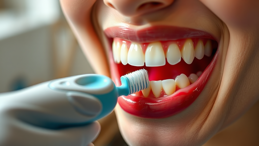 사랑니 발치 후 회복을 위한 구강 위생 관리 (realistic 스타일)