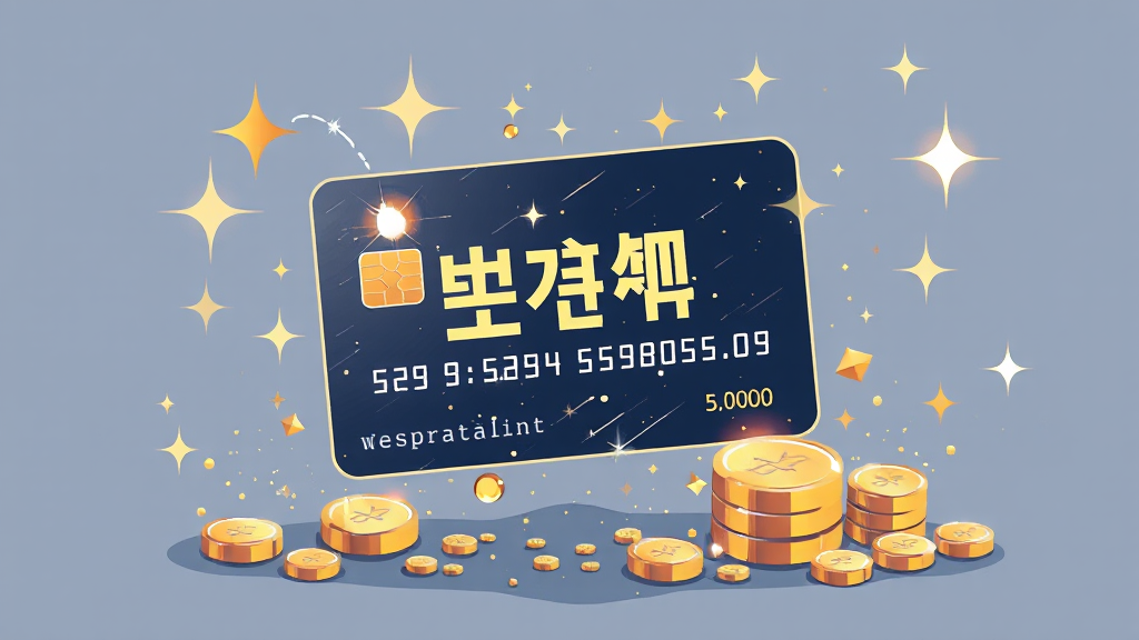 IBK 카드 포인트 적립 조건 (illustration 스타일)