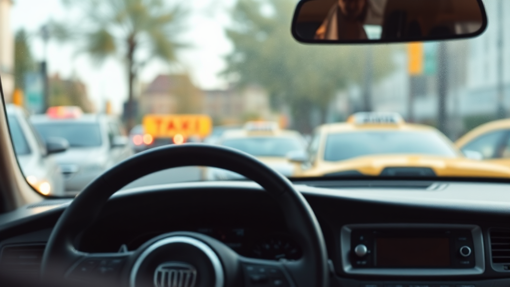 택시비 절약 팁: 쿠폰 외 다양한 할인 혜택 활용 (realistic 스타일)