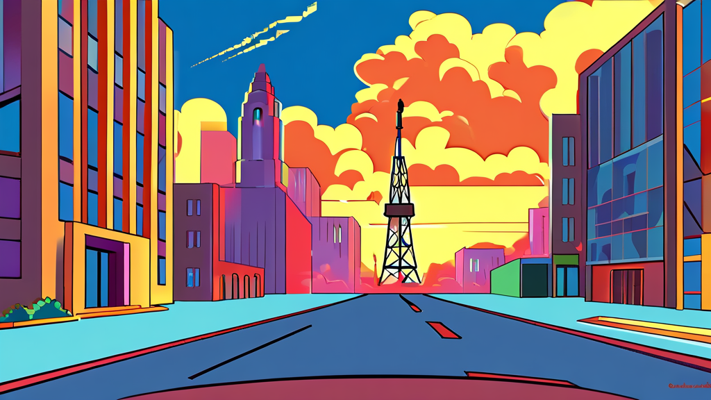 회담 결렬이 시장에 미치는 영향 (cartoon 스타일)