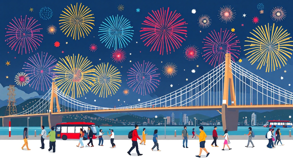 교통 정보 및 통제 안내 (cartoon 스타일)