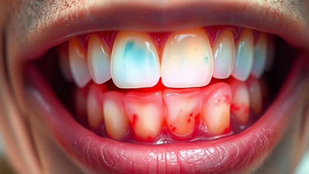 당뇨 환자, 치주질환 위험↑ (watercolor 스타일)