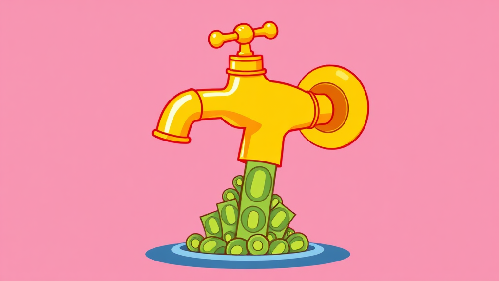 마이너스 통장 금리 및 한도 (cartoon 스타일)