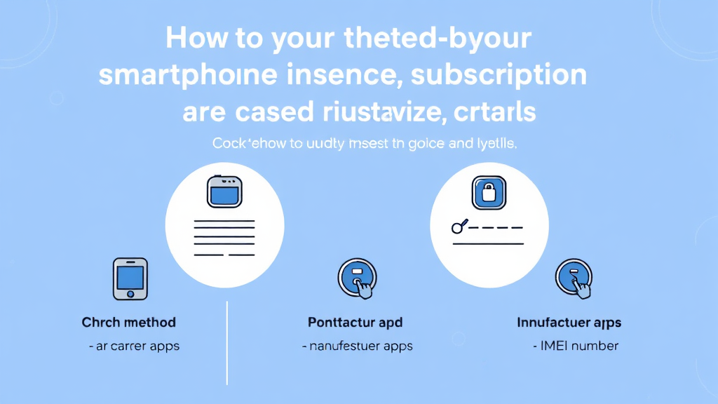 휴대폰 보험, 왜 필요할까요? (illustration 스타일)