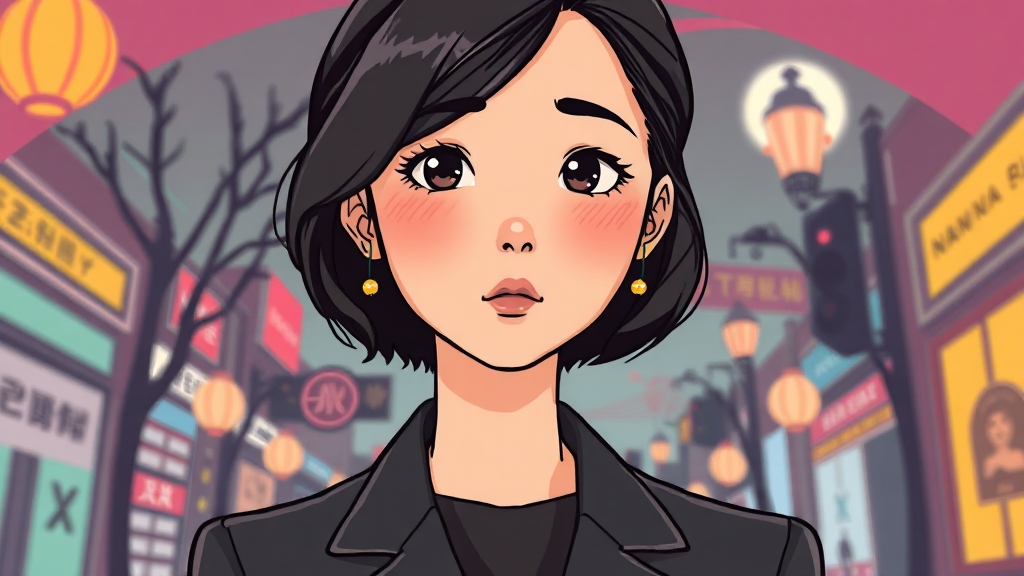 문소리 프로필 (cartoon 스타일)