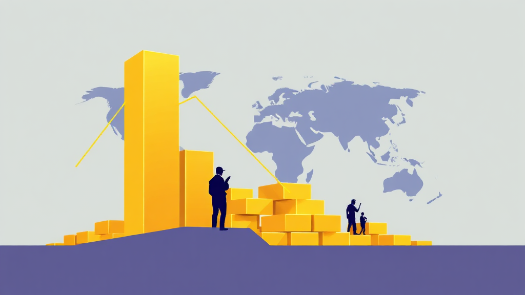 금 시세, 한눈에 분석! (illustration 스타일)