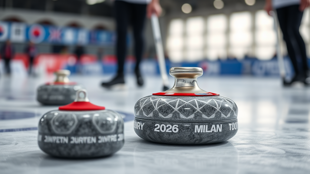 컬링 경기 상세 일정 및 규칙 (realistic 스타일)