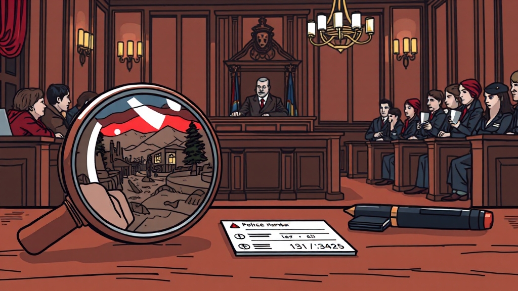 사건번호 조회, 뭐가 필요할까? (cartoon 스타일)