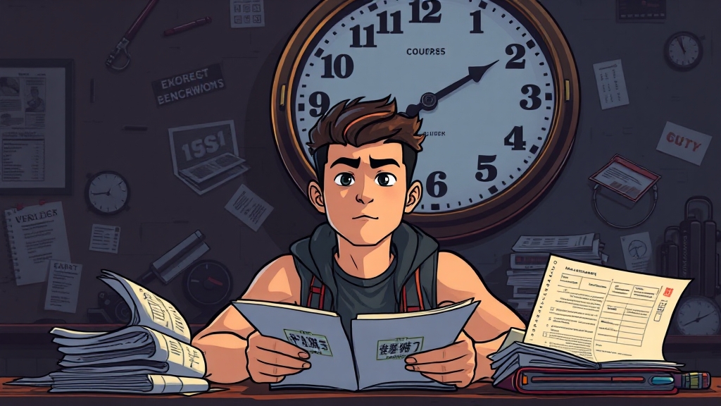 연기 시 주의사항 (cartoon 스타일)