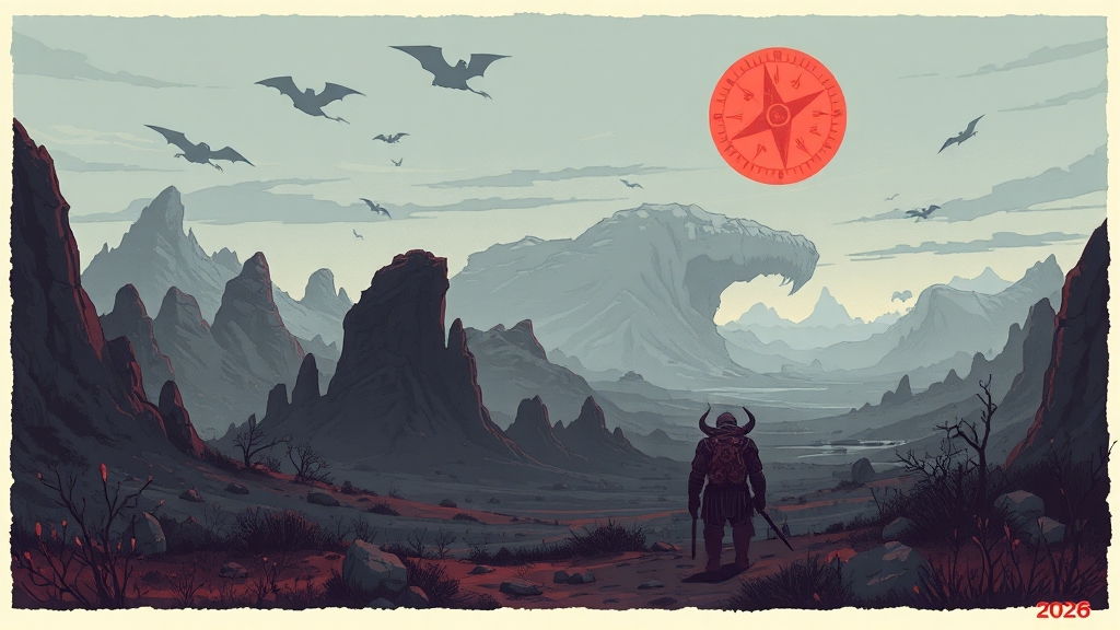 2026년 이사 시, 꼭 피해야 할 방향은? (illustration 스타일)