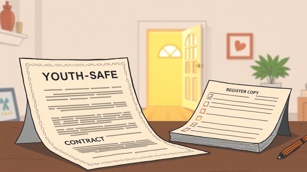 계약 전, 이것만은 꼭 확인하세요! (cartoon 스타일)