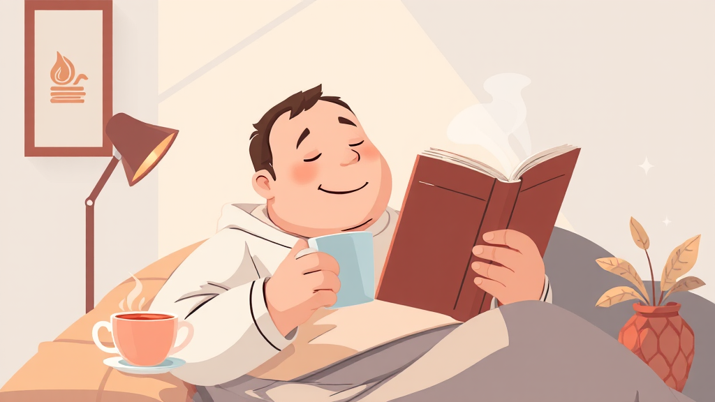 위 건강을 위한 생활 습관 (illustration 스타일)