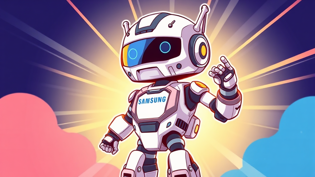 로봇 배터리 시장 성장 전망 (cartoon 스타일)