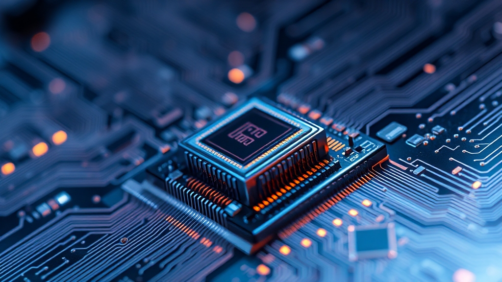 AI 반도체 시장과 한미반도체 (realistic 스타일)