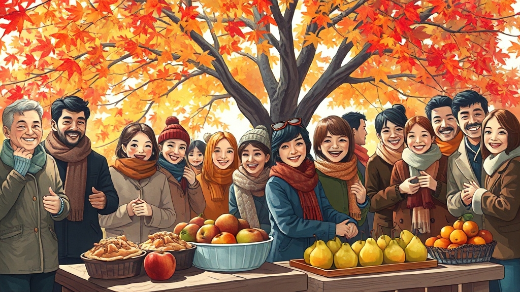 가을 축제, 왜 특별할까? (realistic 스타일)