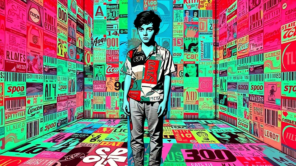 주요 증상은 무엇일까요? (popart 스타일)