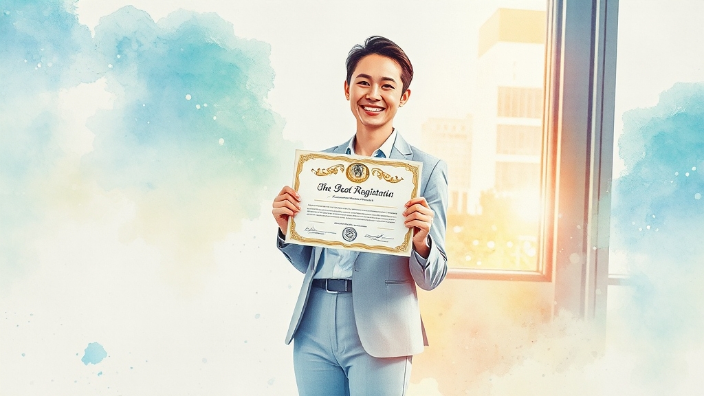 증빙 서류: 무엇을 준비해야 할까? (watercolor 스타일)