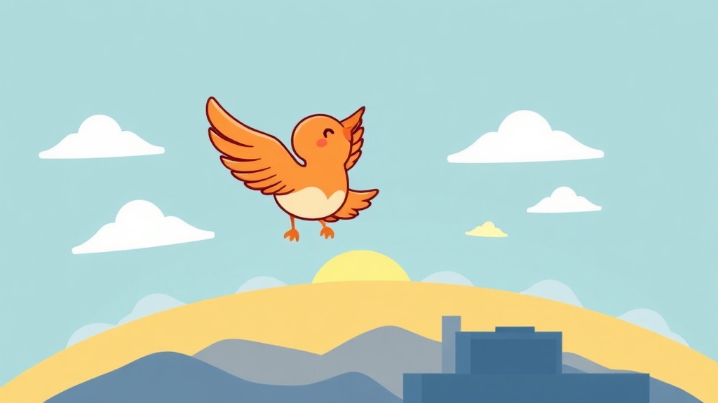 희망찬 미래를 향해 (cartoon 스타일)