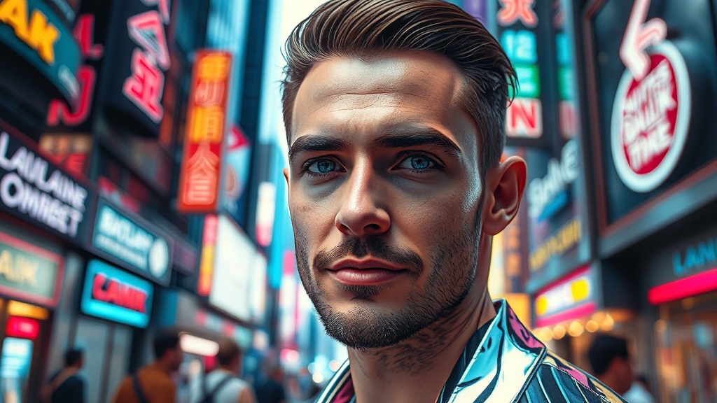 남성 뷰티, 미래는? (realistic 스타일)